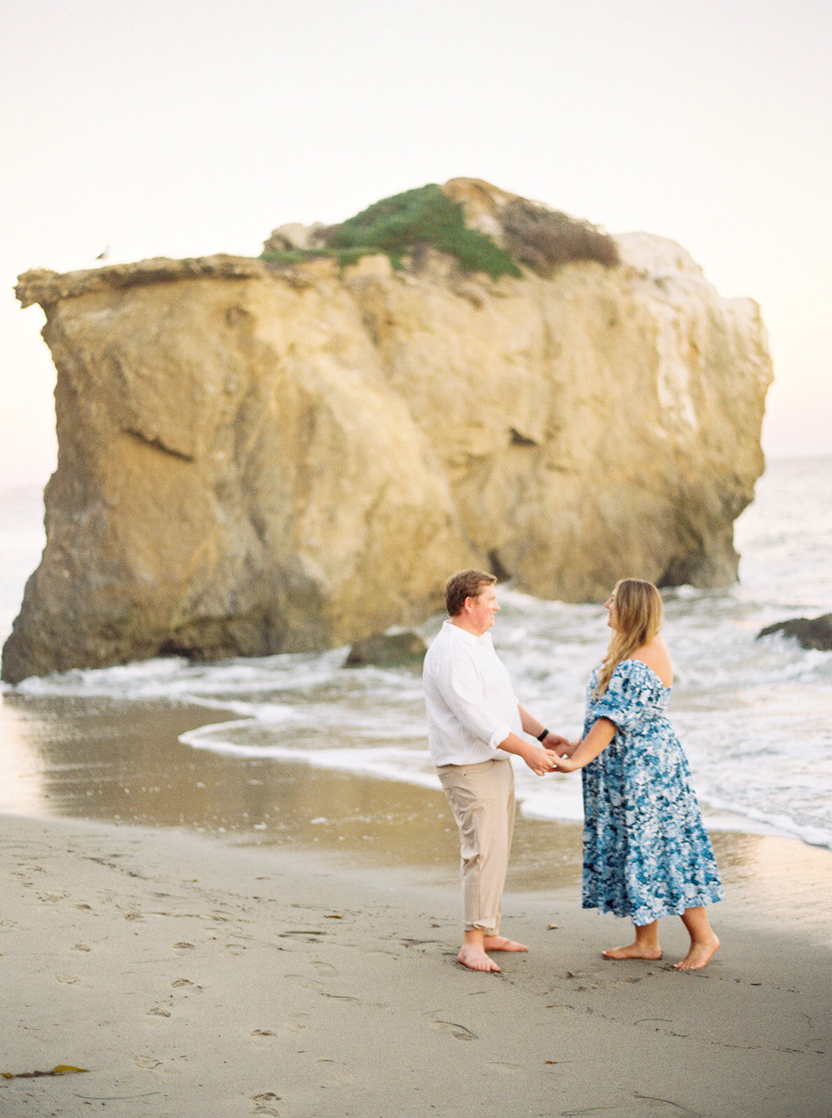 malibu california engagement session