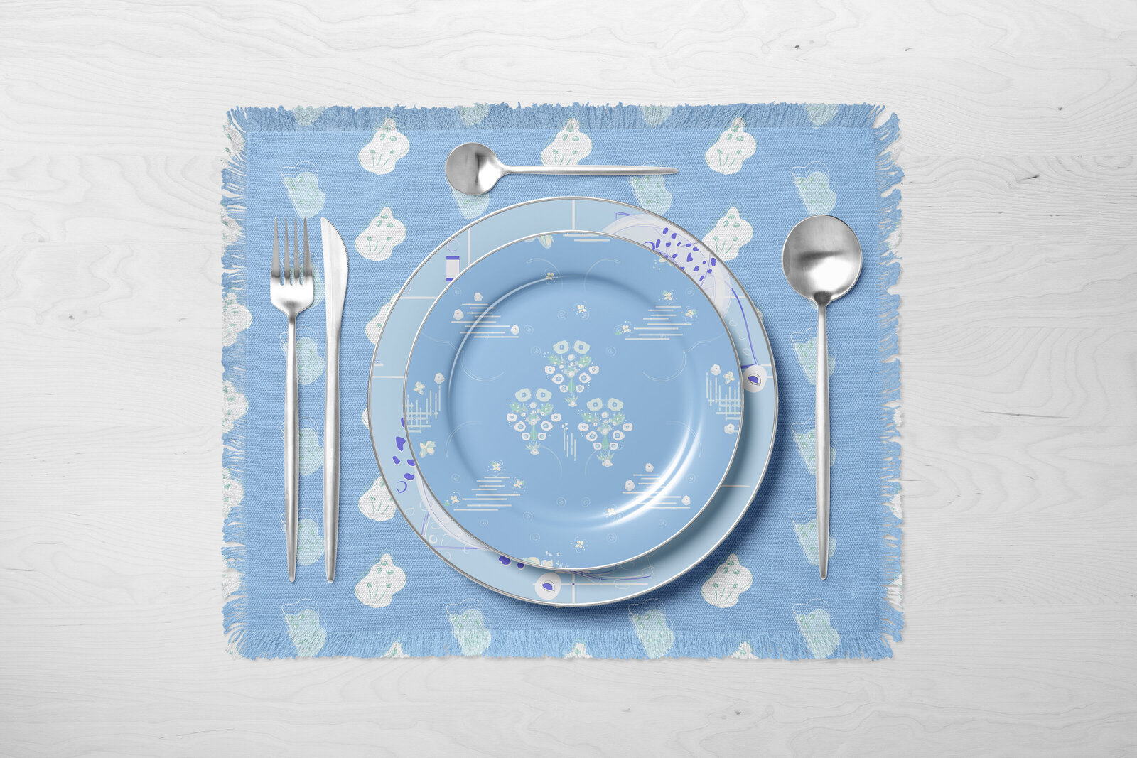 Charisse-Marei-pattern-design-on-placement-and-dinner-plates