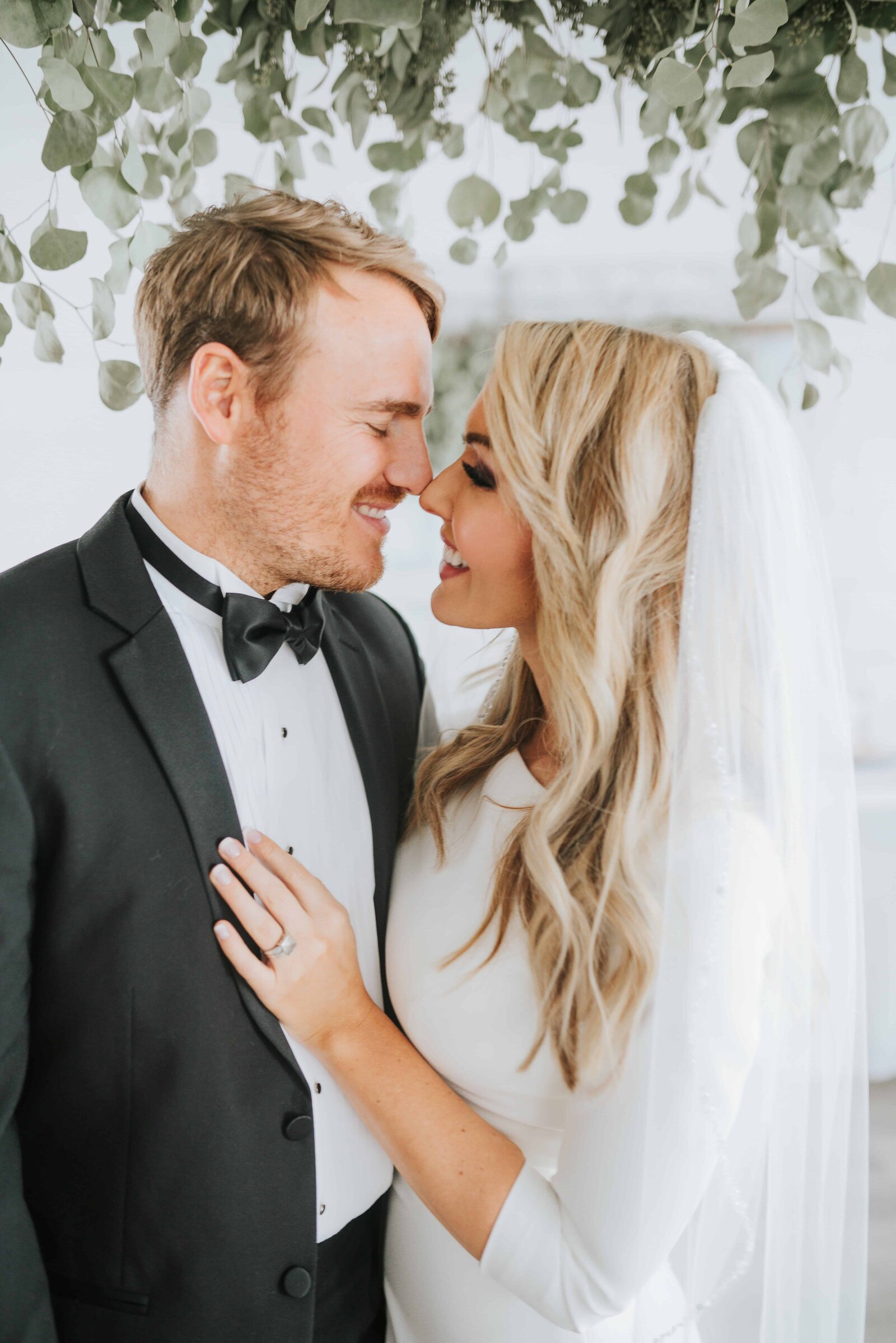 Sacramento Photographers capture couple laughing together on wedding day