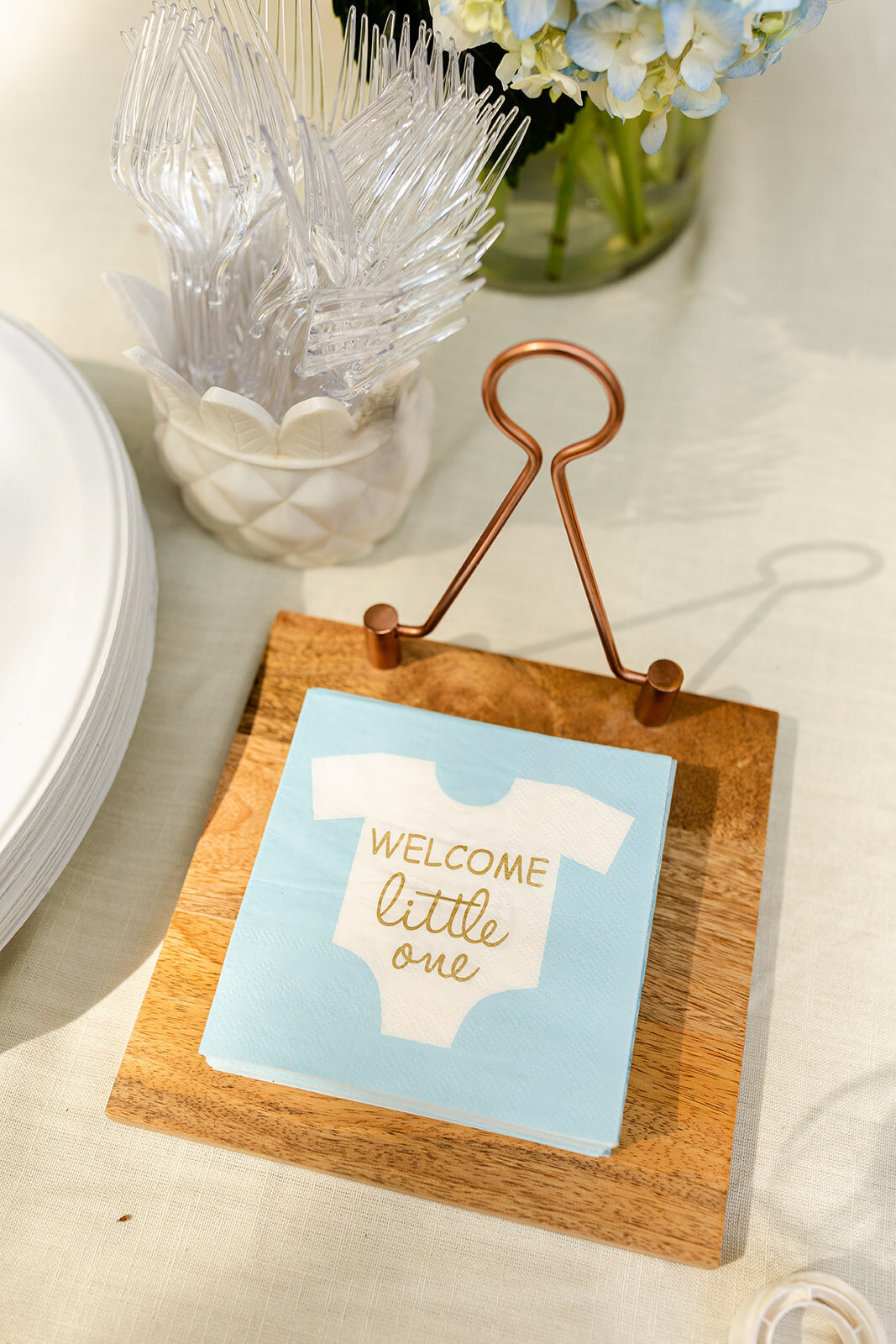 Welcome Little One Signage and Party Decor Designed by My Pop Up Party