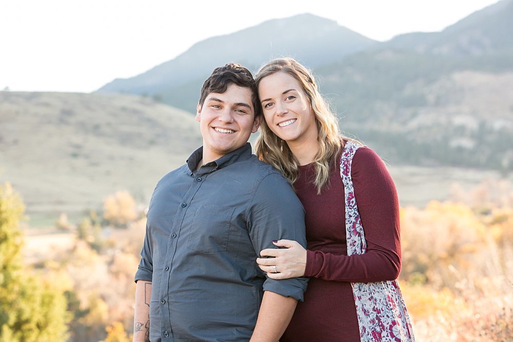 engagement photos in Boulder, CO