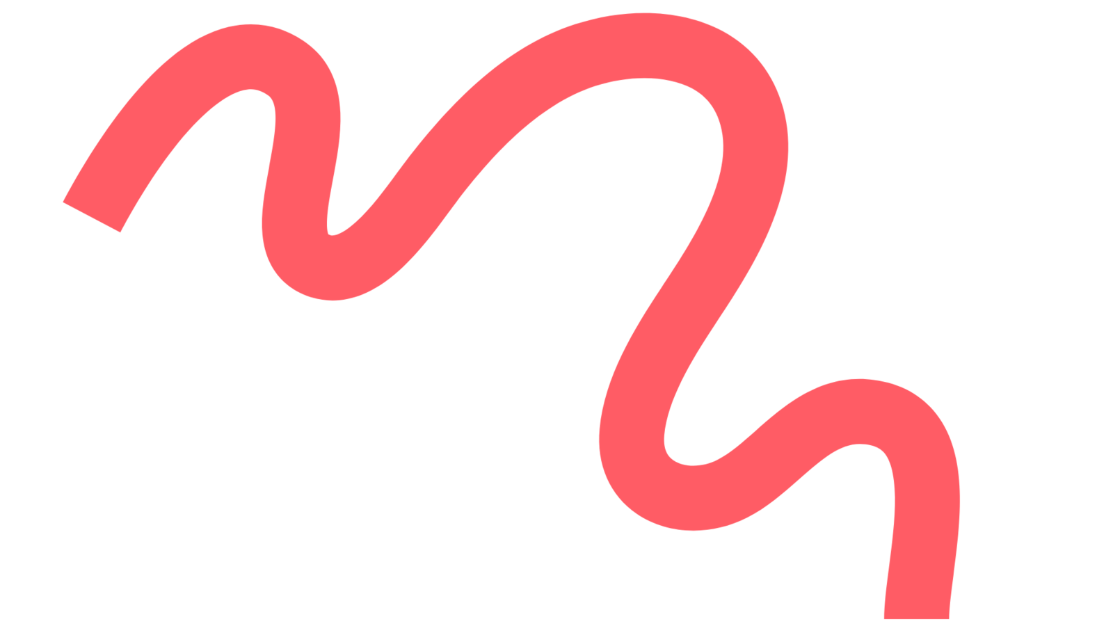 red squiggle clipart
