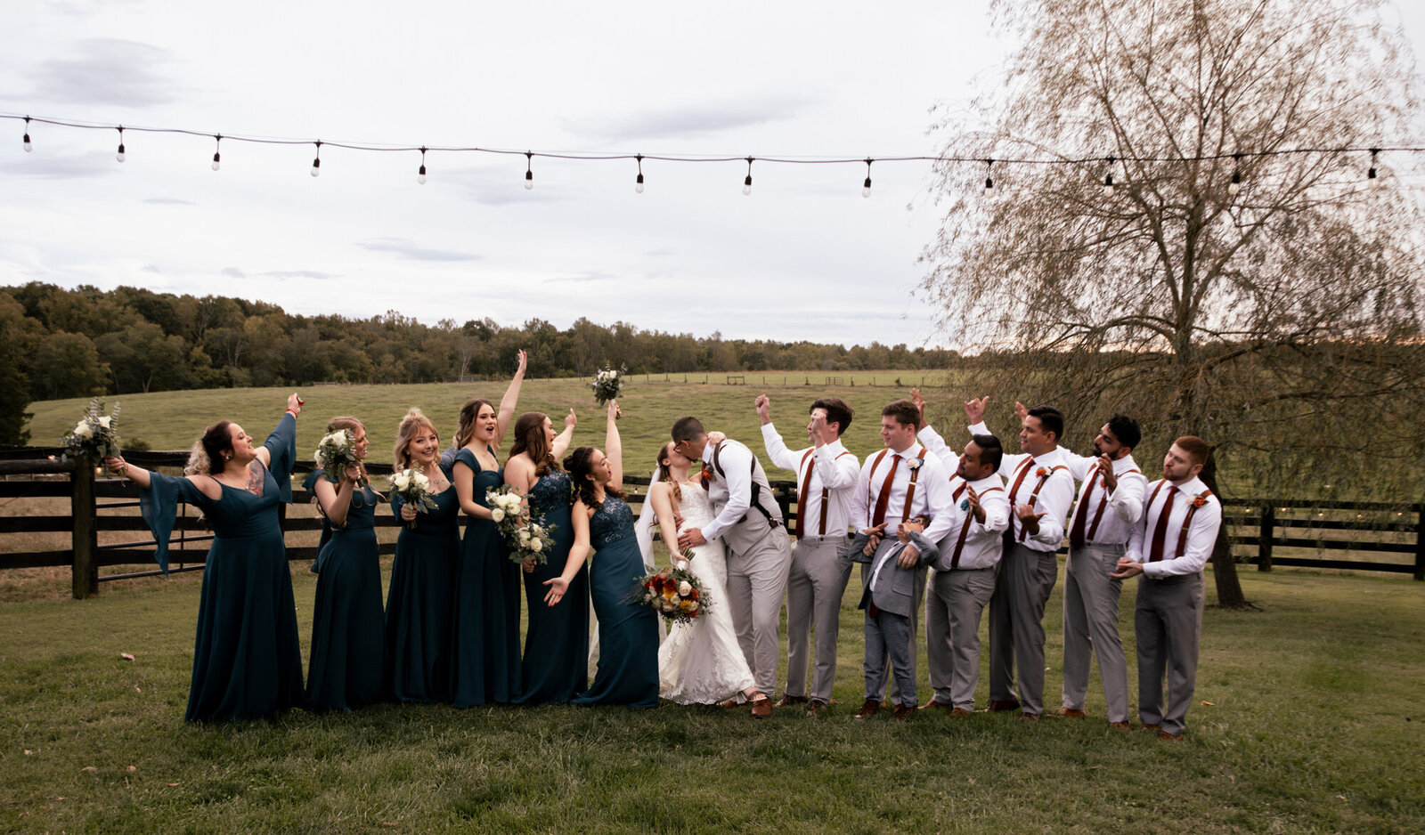 bridal party photo