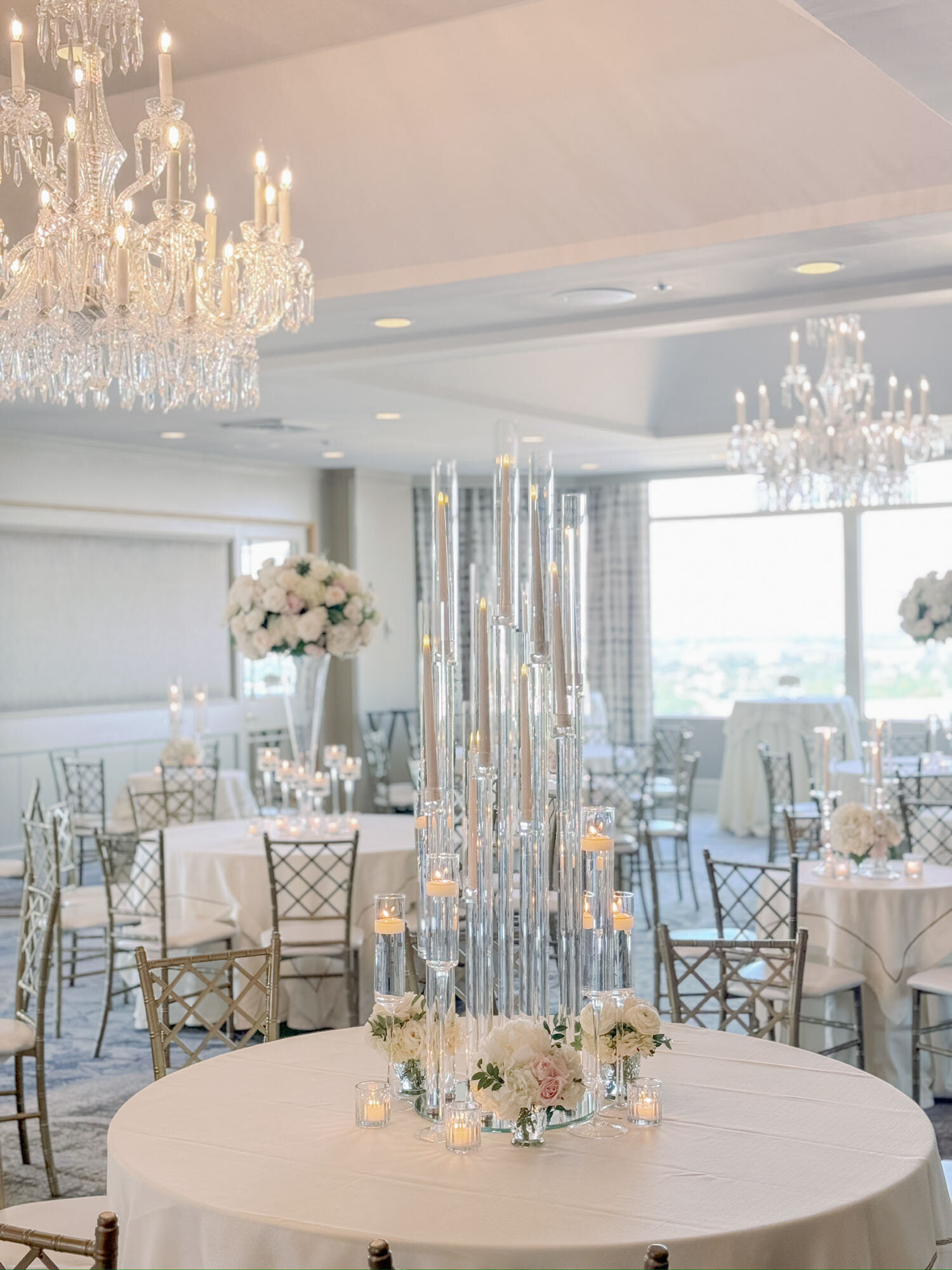 luxury reception layout in New Orleans