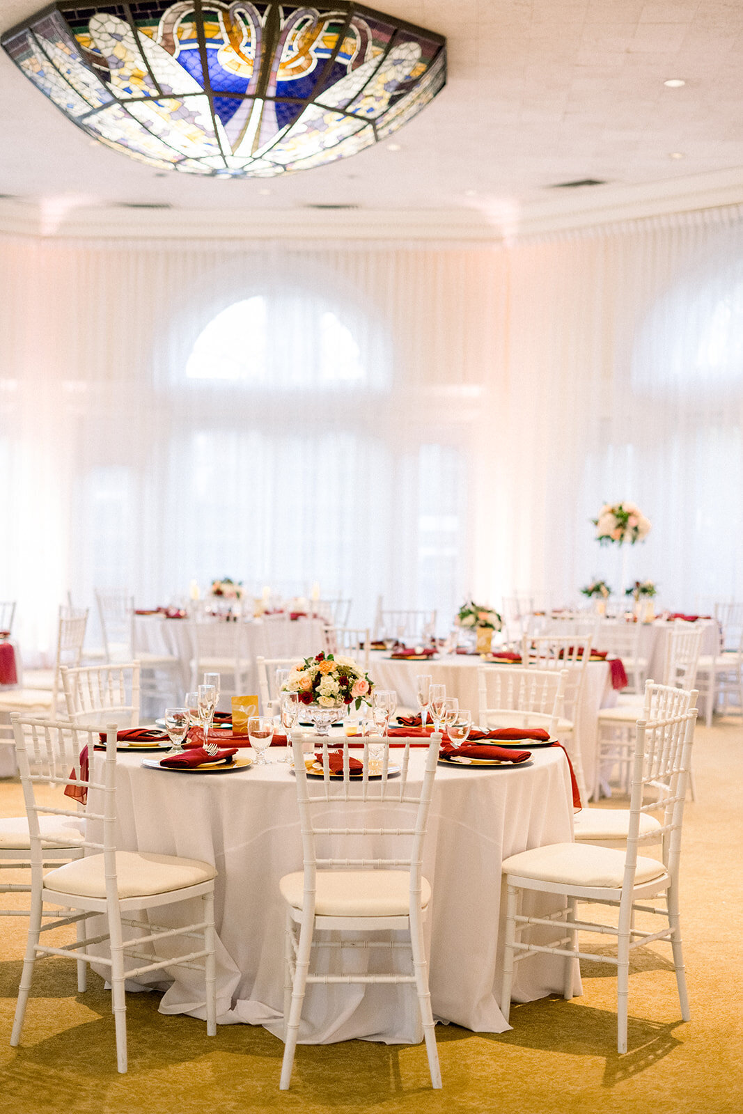 Reception Hall at Vizcaya Sacramento Wedding