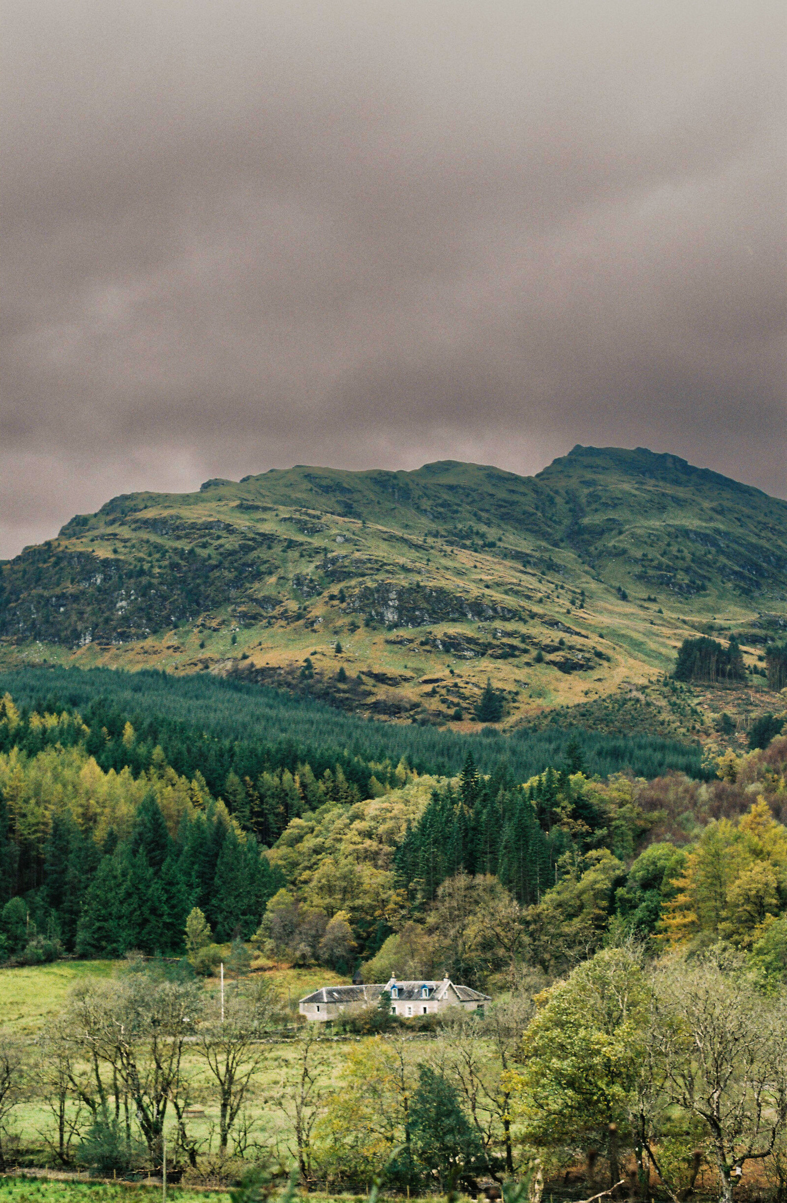 35mm landscape in the Scottish highlands