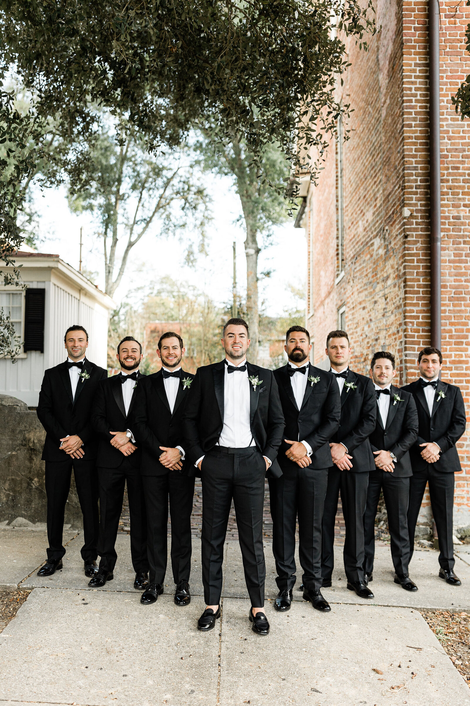 Black Tie Groomsmen