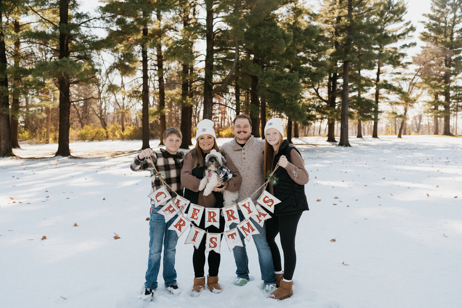 Iowa Family Photos Winter Christmas Card-36