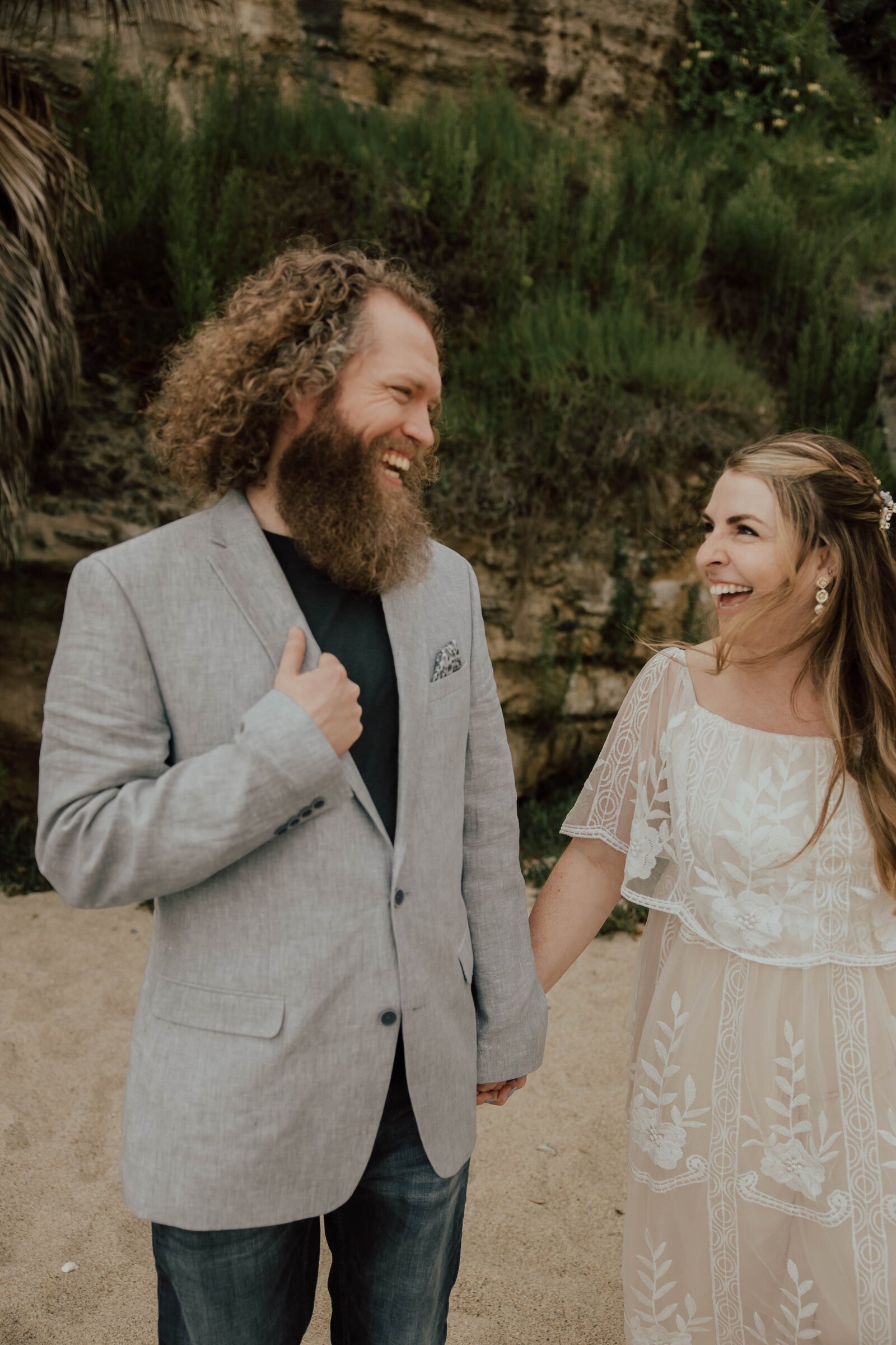 Elopement at Tablerock Beach, laguna beach california