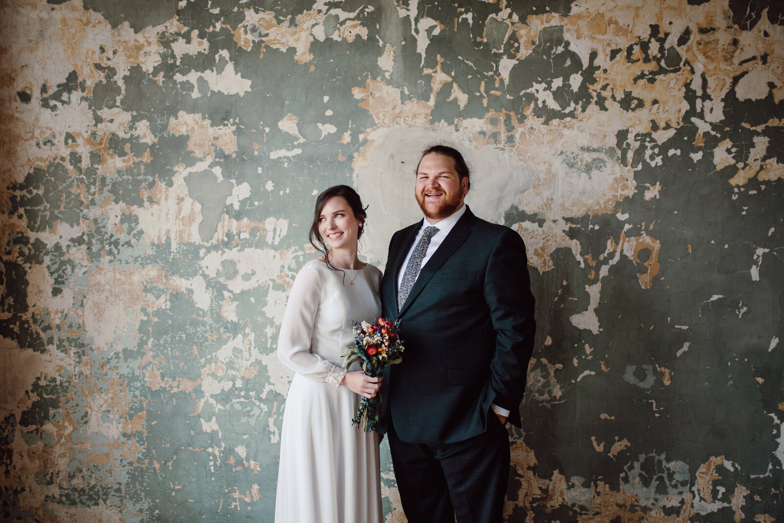 Bride and groom portraits in the Standard knoxville