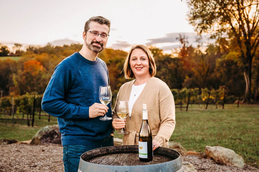 winemakers at vineyard