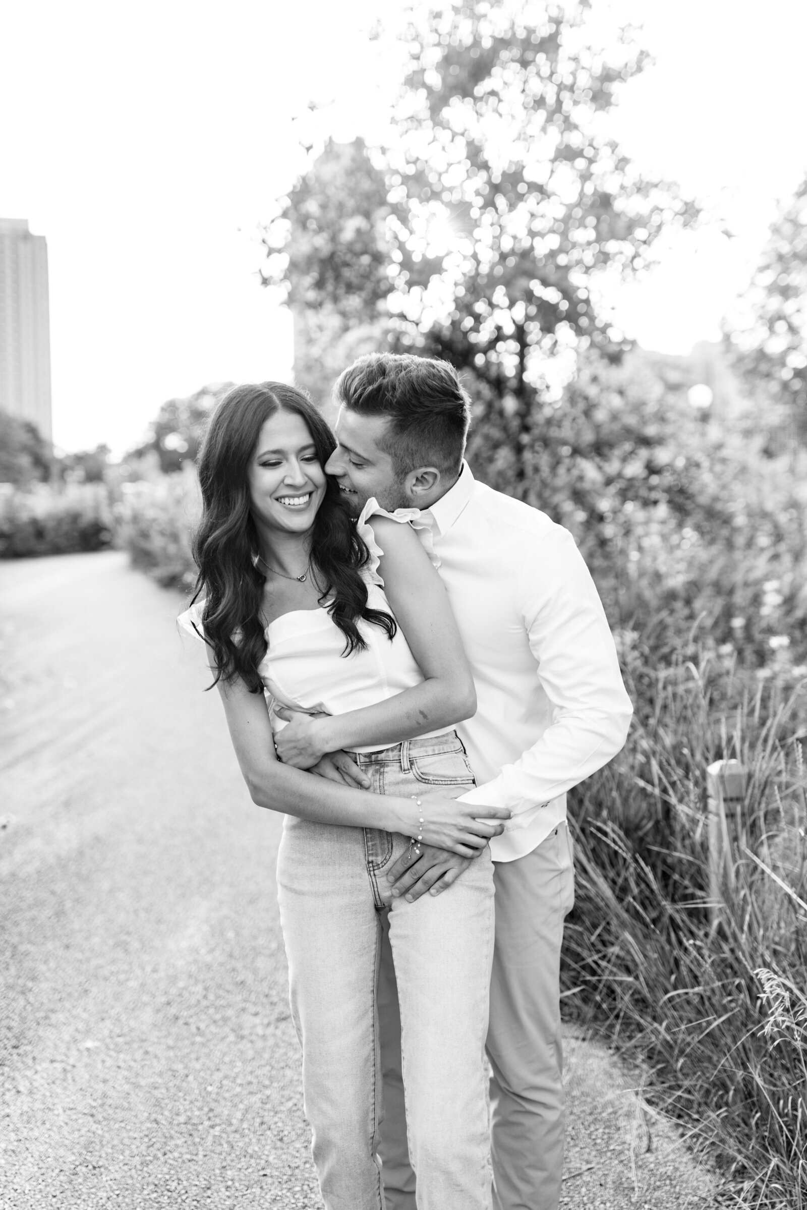engagement session in chicago