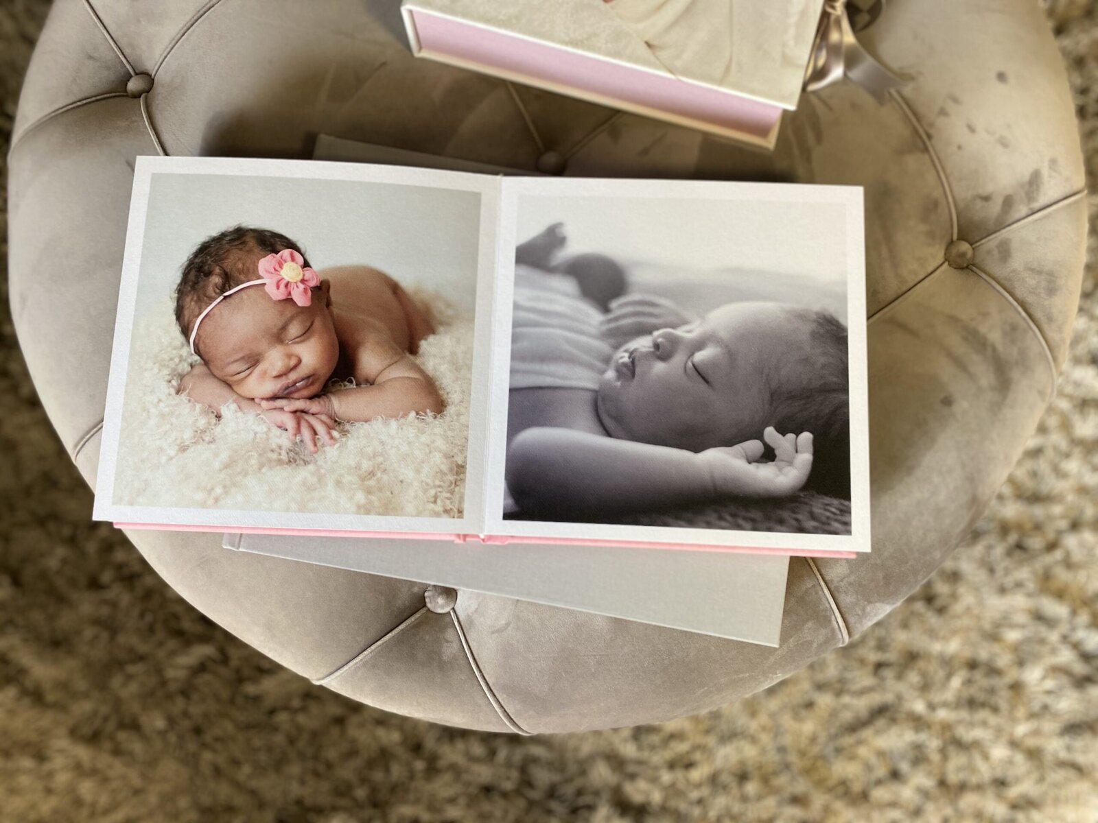 newborn album by Charlotte  Newborn photographer