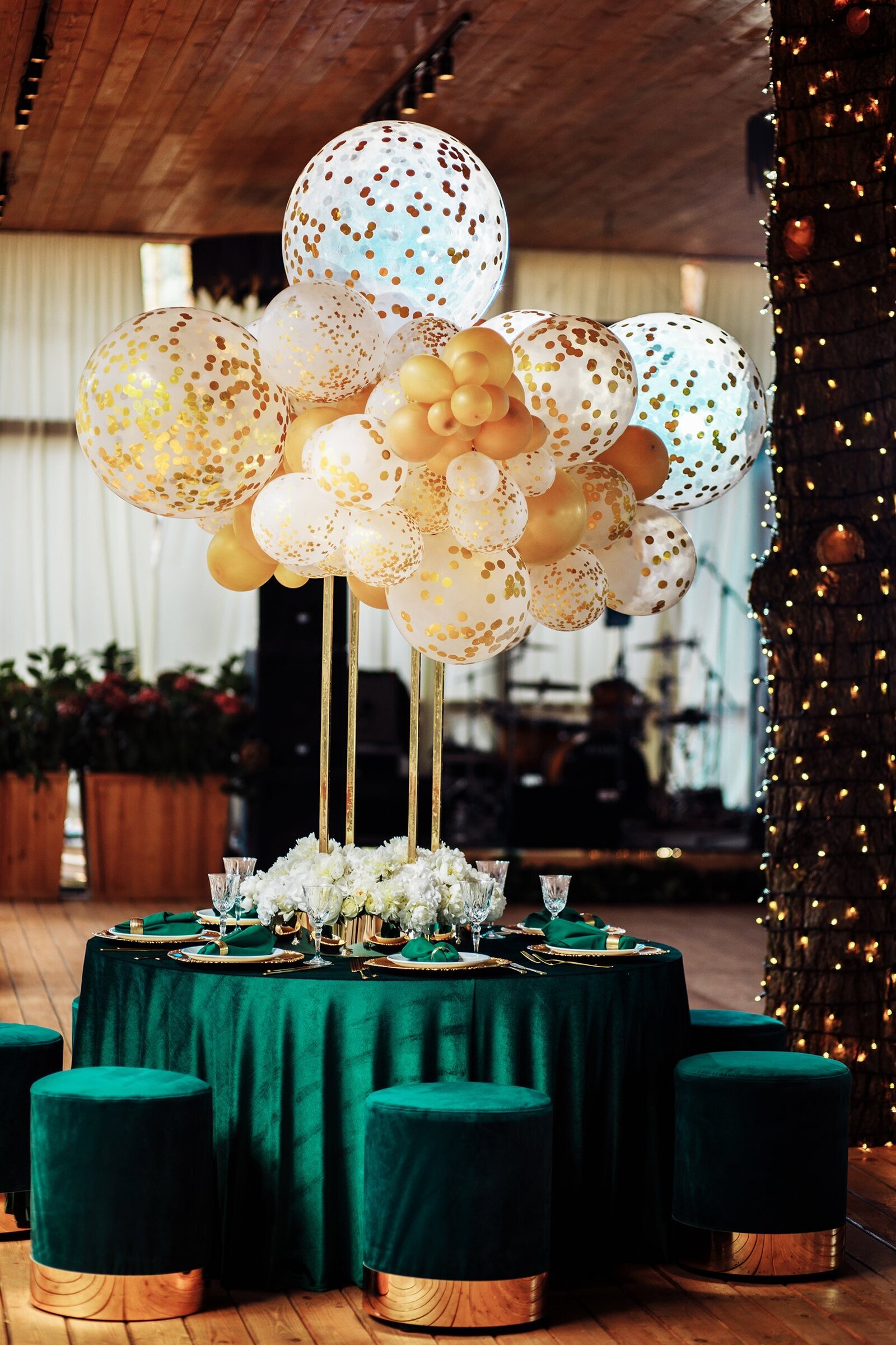 San Diego moody green wedding