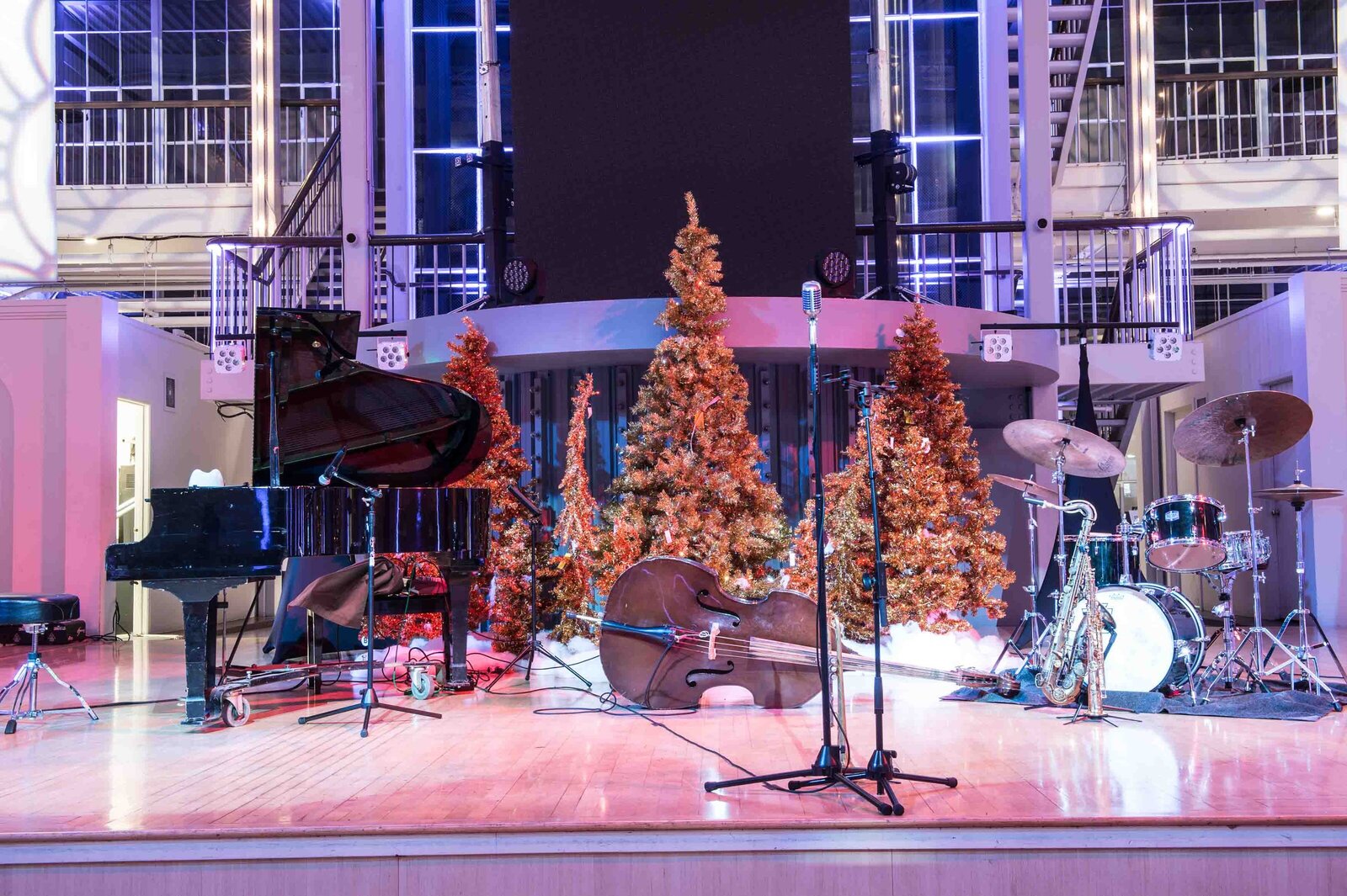 Holiday Party Band Stage -