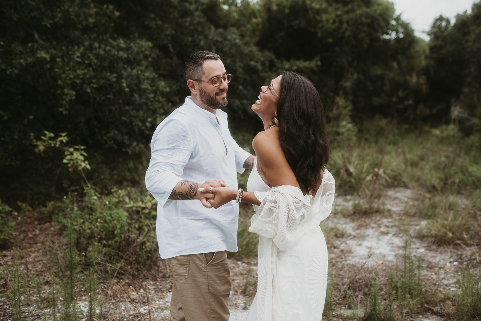 Delray Oaks Natural Area Florida Engagement Couple Photoshoot_Kristelle Boulos Photography-013