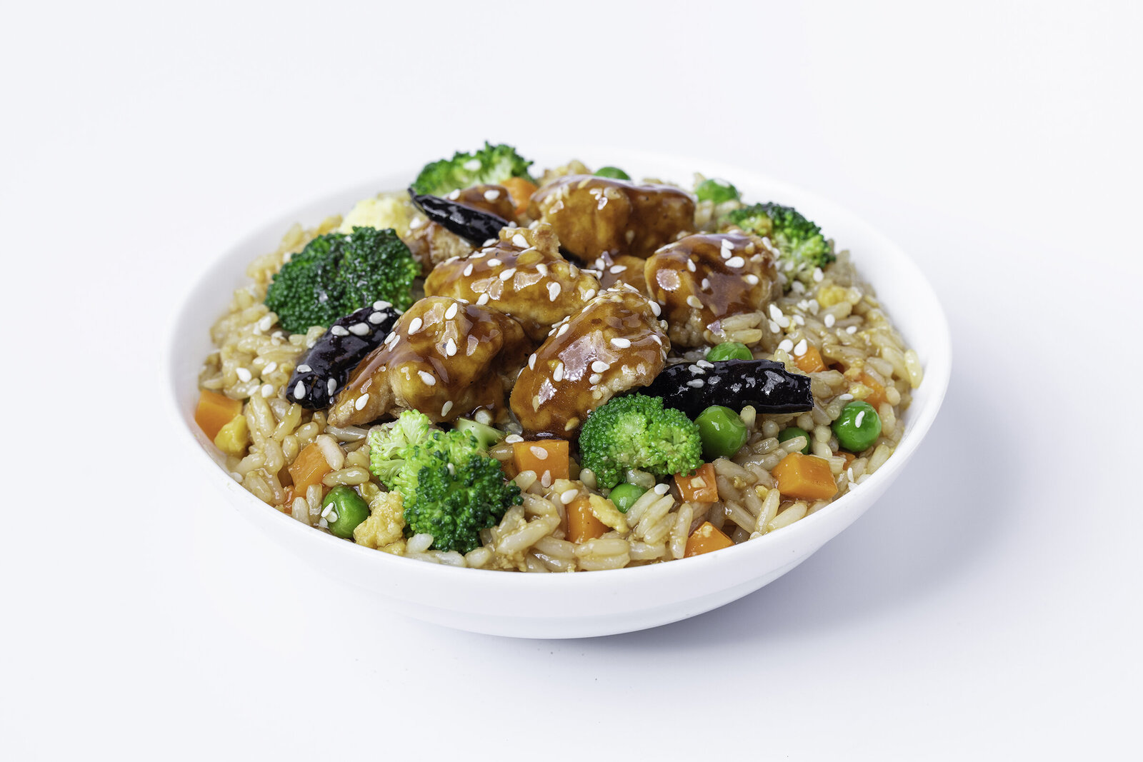 RAJ  (4 of 17) GENERAL TSO CHICKEN WITH STIR FRIED RICE 1 copy