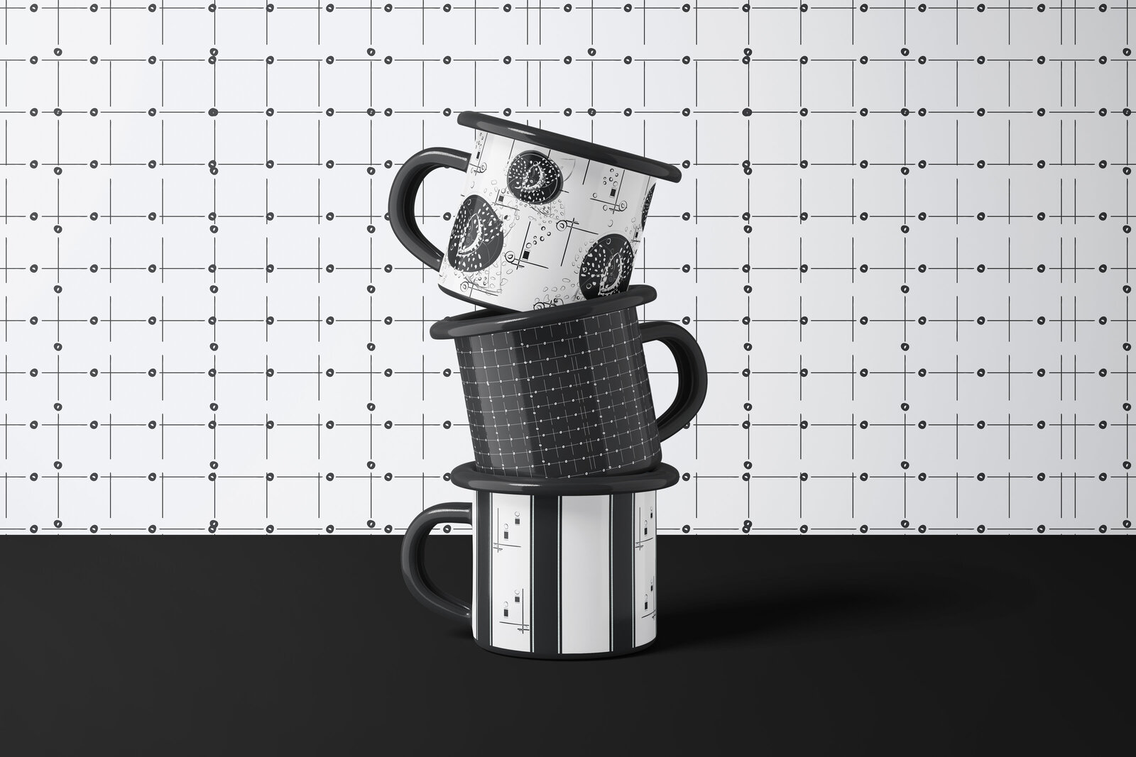 Charisse-Marei-pattern-design-on-mugs