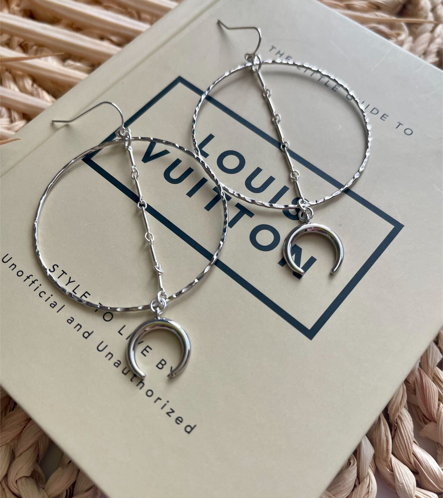 The Project Sterling Silver Moon Hoops