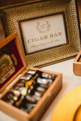 Cigar bar display area