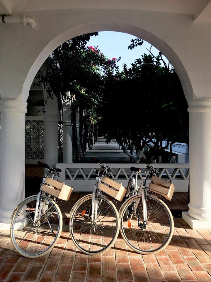 bicycles at vila monte farm house