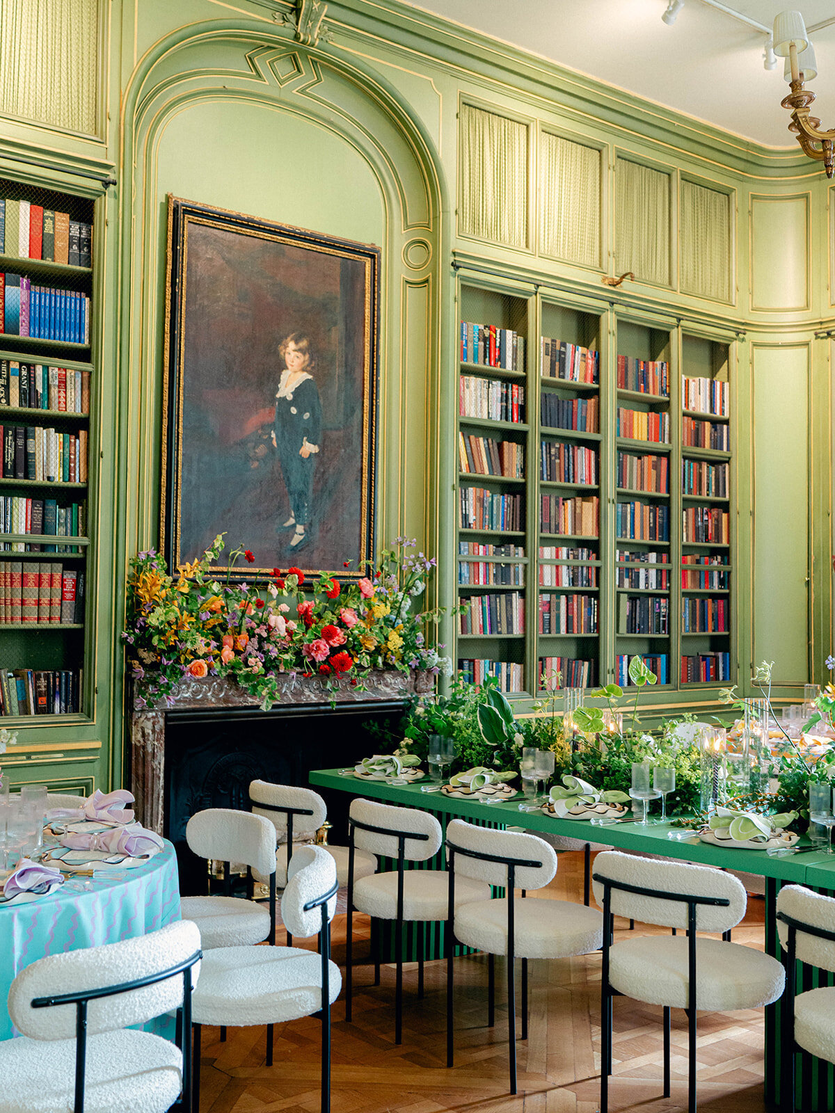 Colorful reception at Meridian House