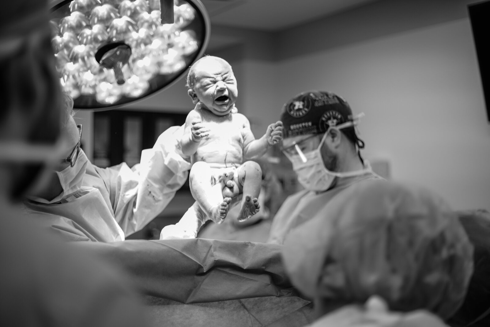 C-section Birth - Oklahoma City Birth Photographer