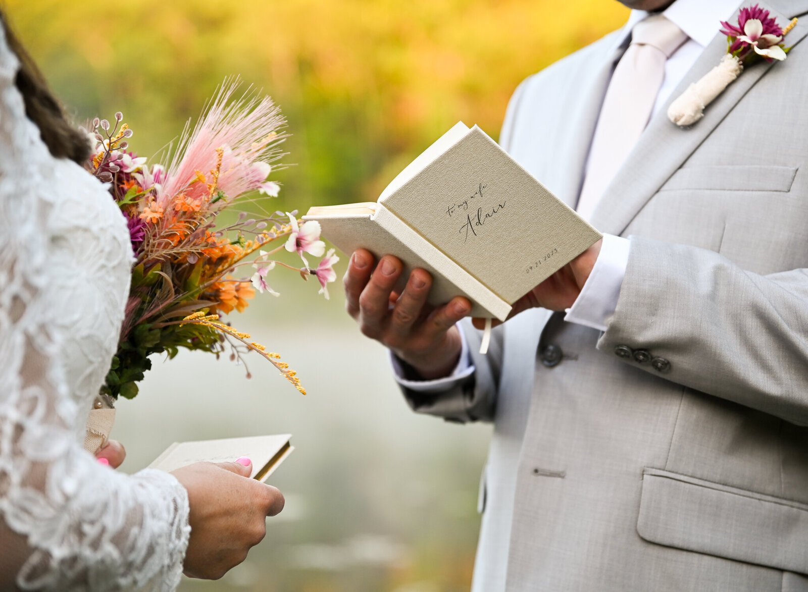 private vows for New Hampshire elopement