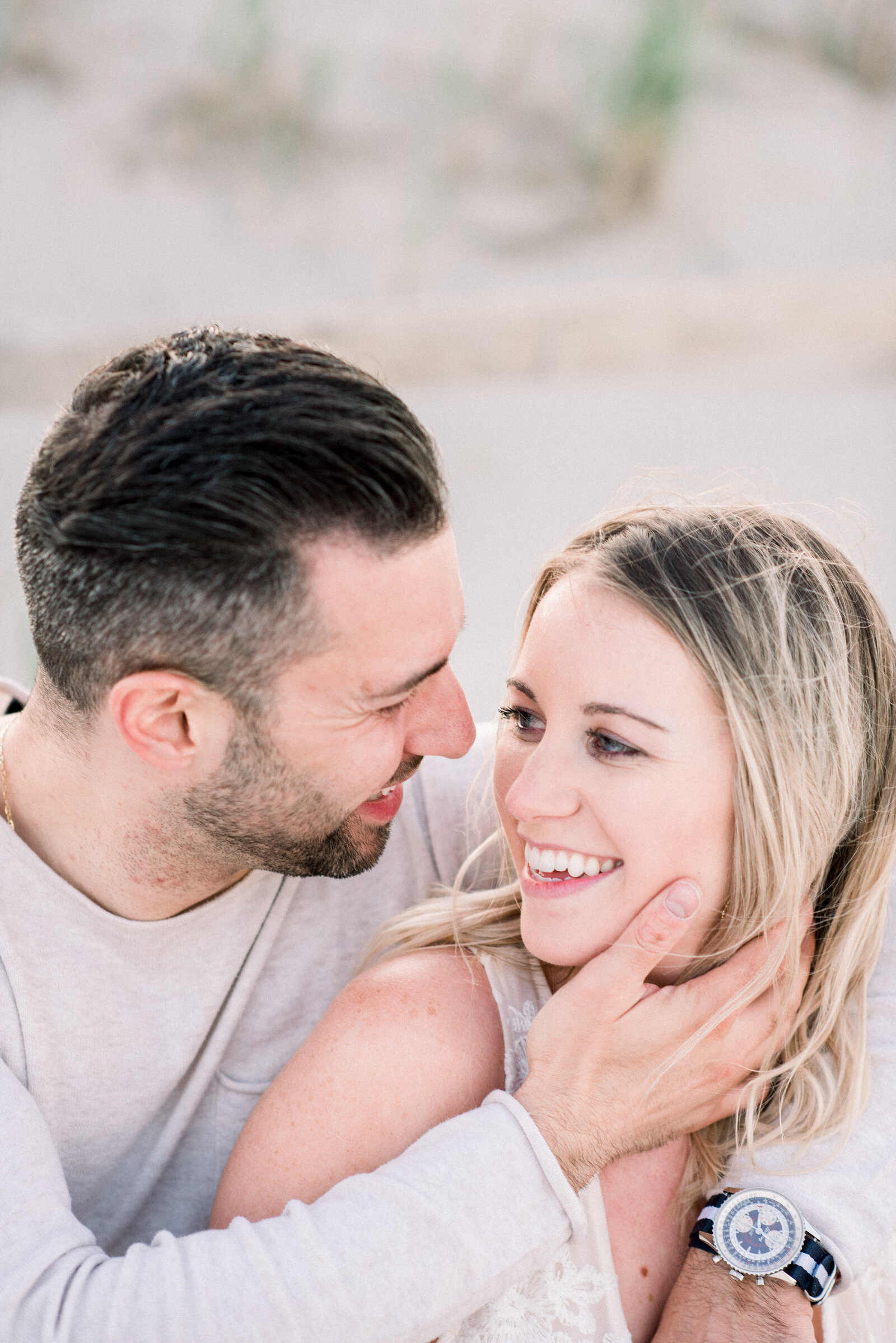 NJ Beach Pregnancy Announcement - NJ Portrait Photographer - Myra Roman Photography