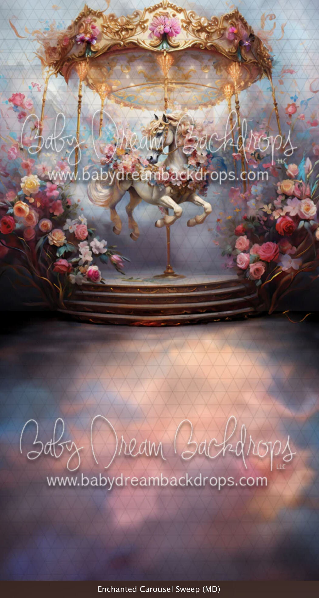 Enchanted Carousel Sweep 8x14