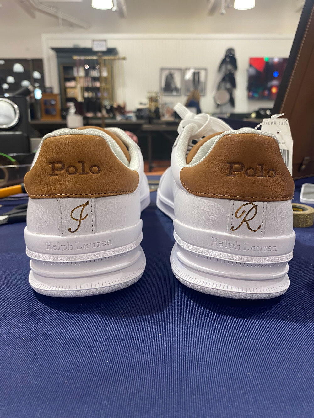 Polo Ralph Lauren Shoes with Gold Foil