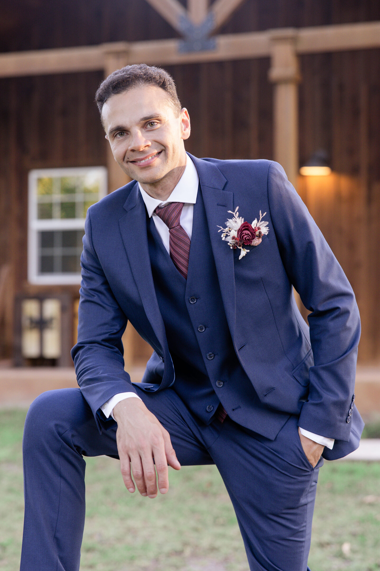 Groom photoshoot before wedding
