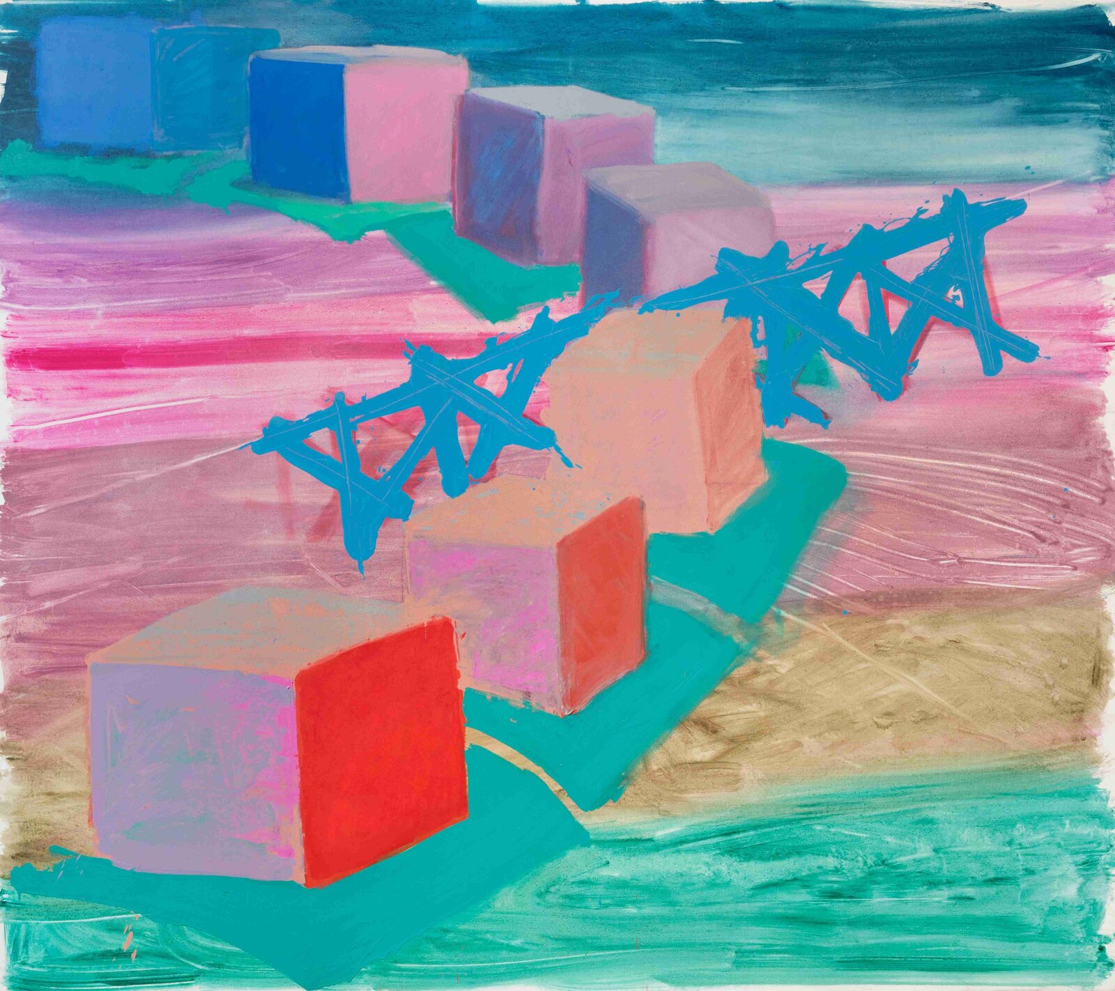 Bloc, 1989 Oil on canvas