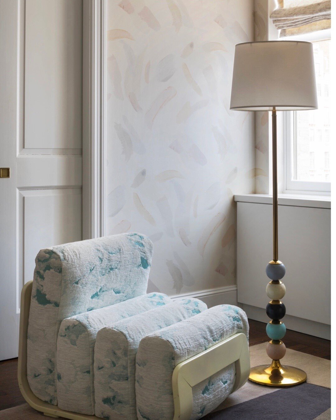 Surface Pattern Design and Art Licensing by Lucia Pador - Movements for drop it Modern - @melaniemorrisinteriors 
