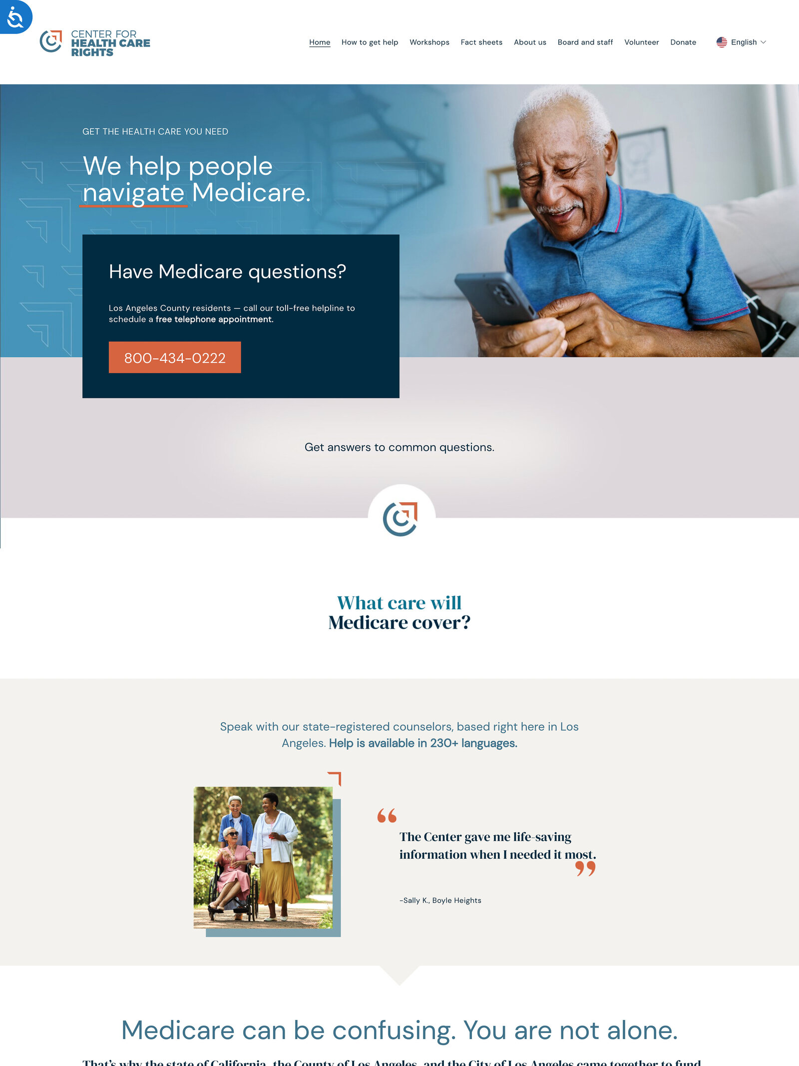 CenterforHealthcareRights_Home