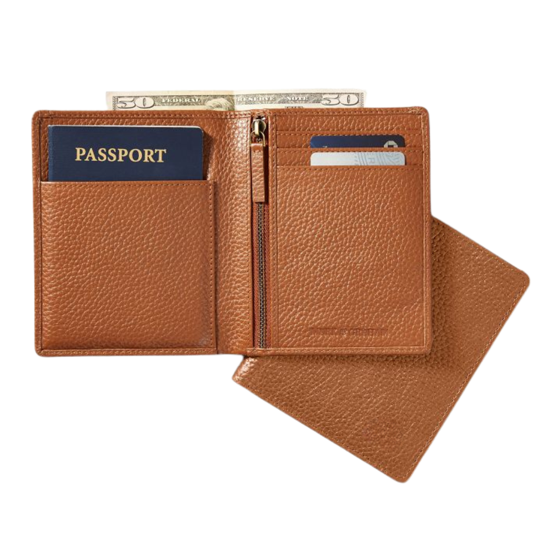 Men's Mark and Graham Harvey Leather Travel Wallet (1)