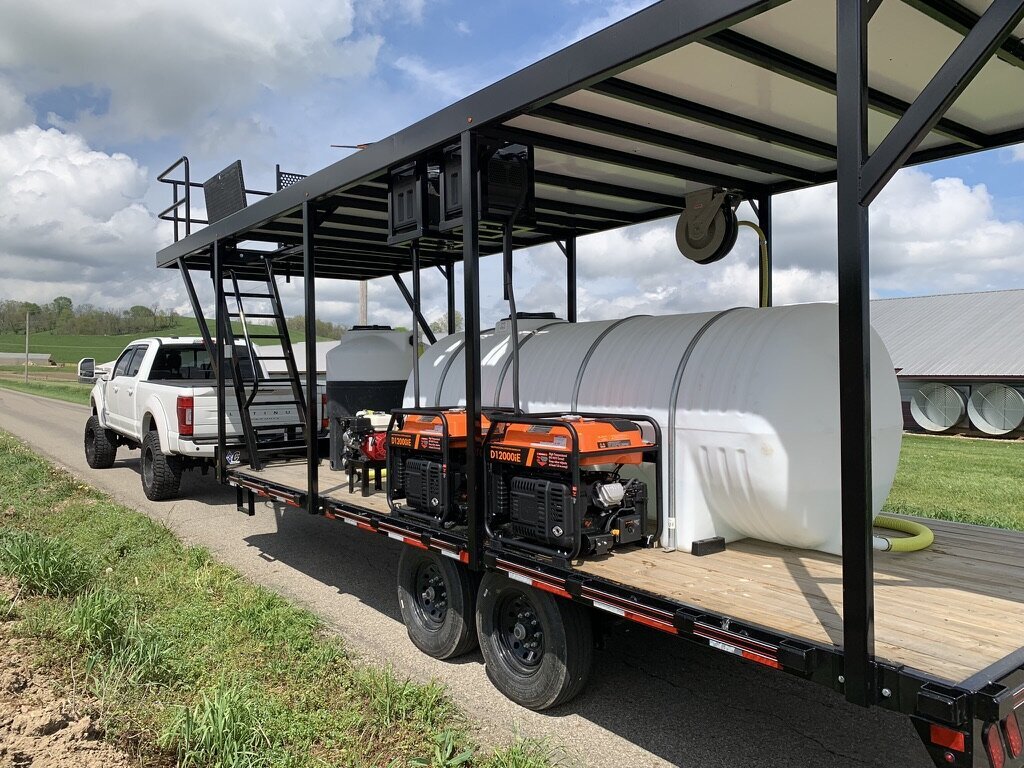 Raven 6 Rising and the new NU Way Ag drone Trailer