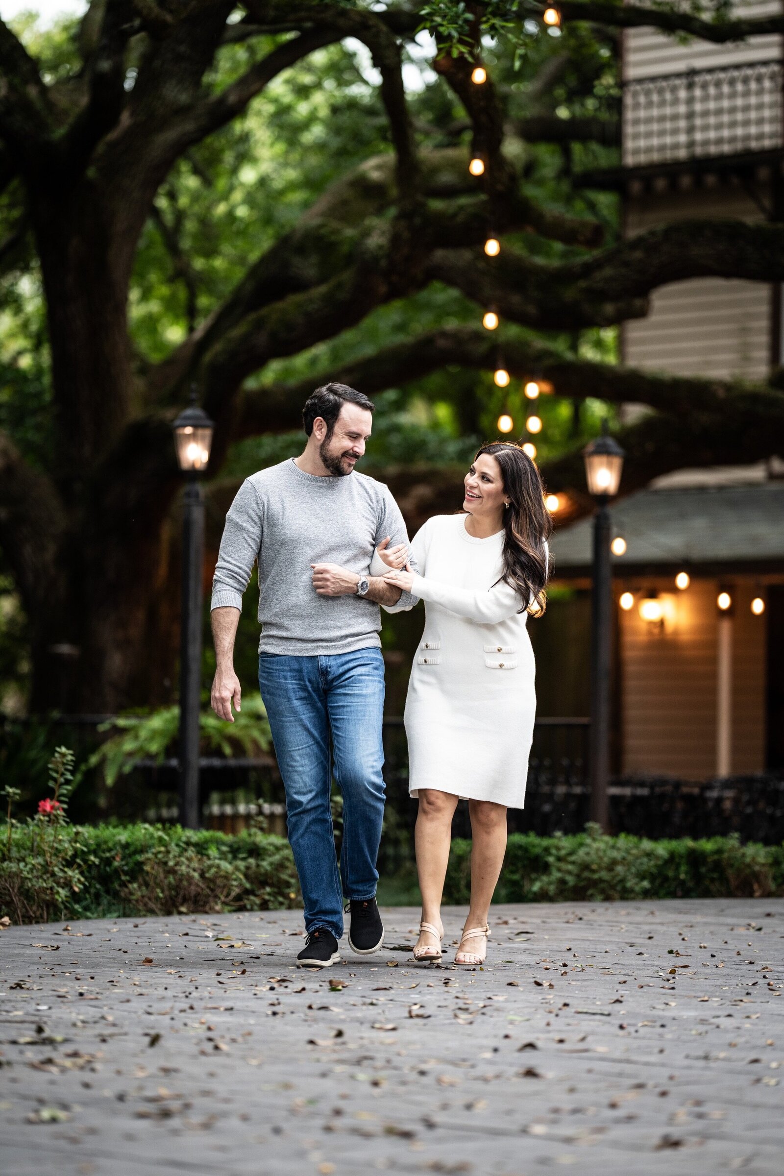 Couple walking at Compass Point Events