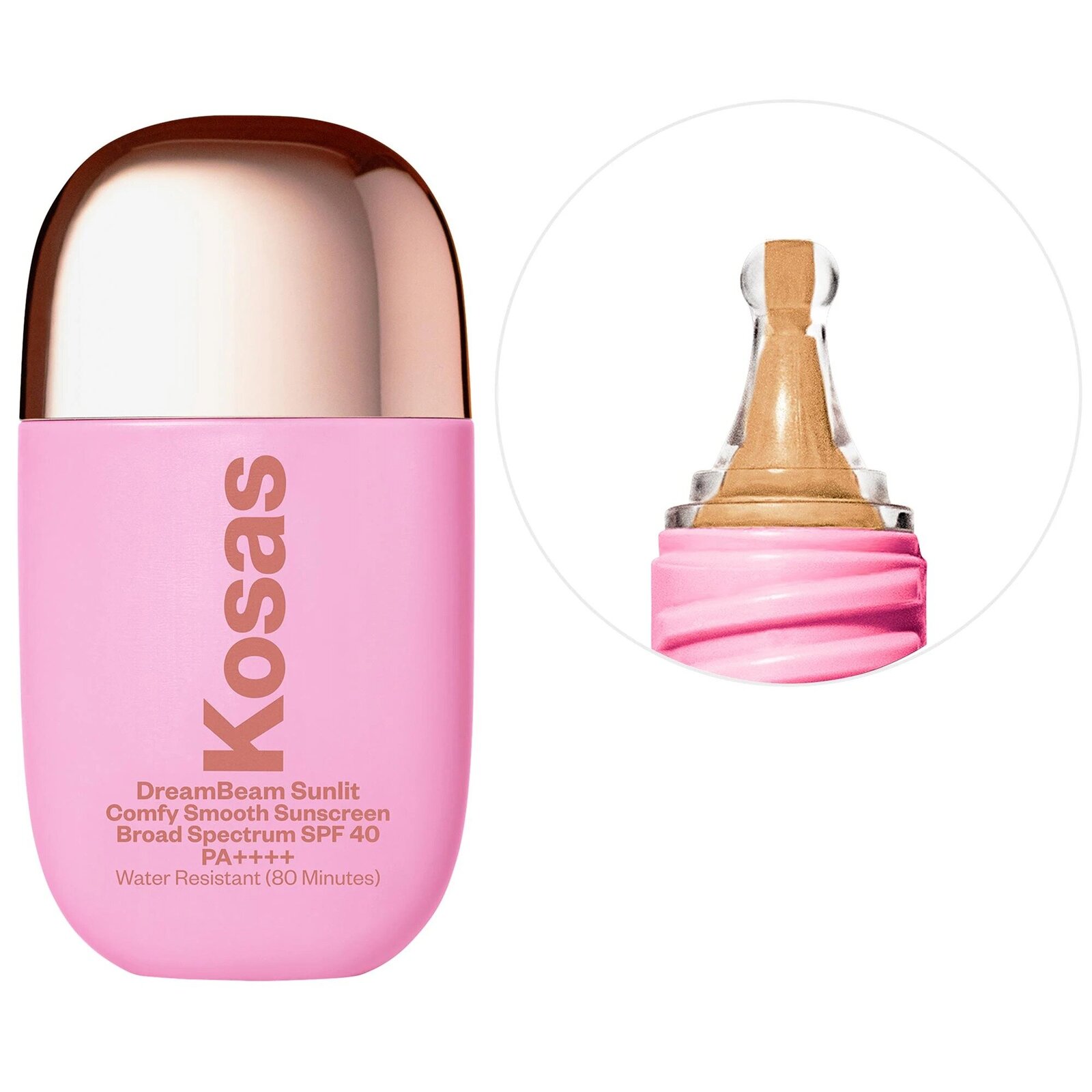 DreamBeam Silicone-Free Mineral Sunscreen SPF 40  Kosas