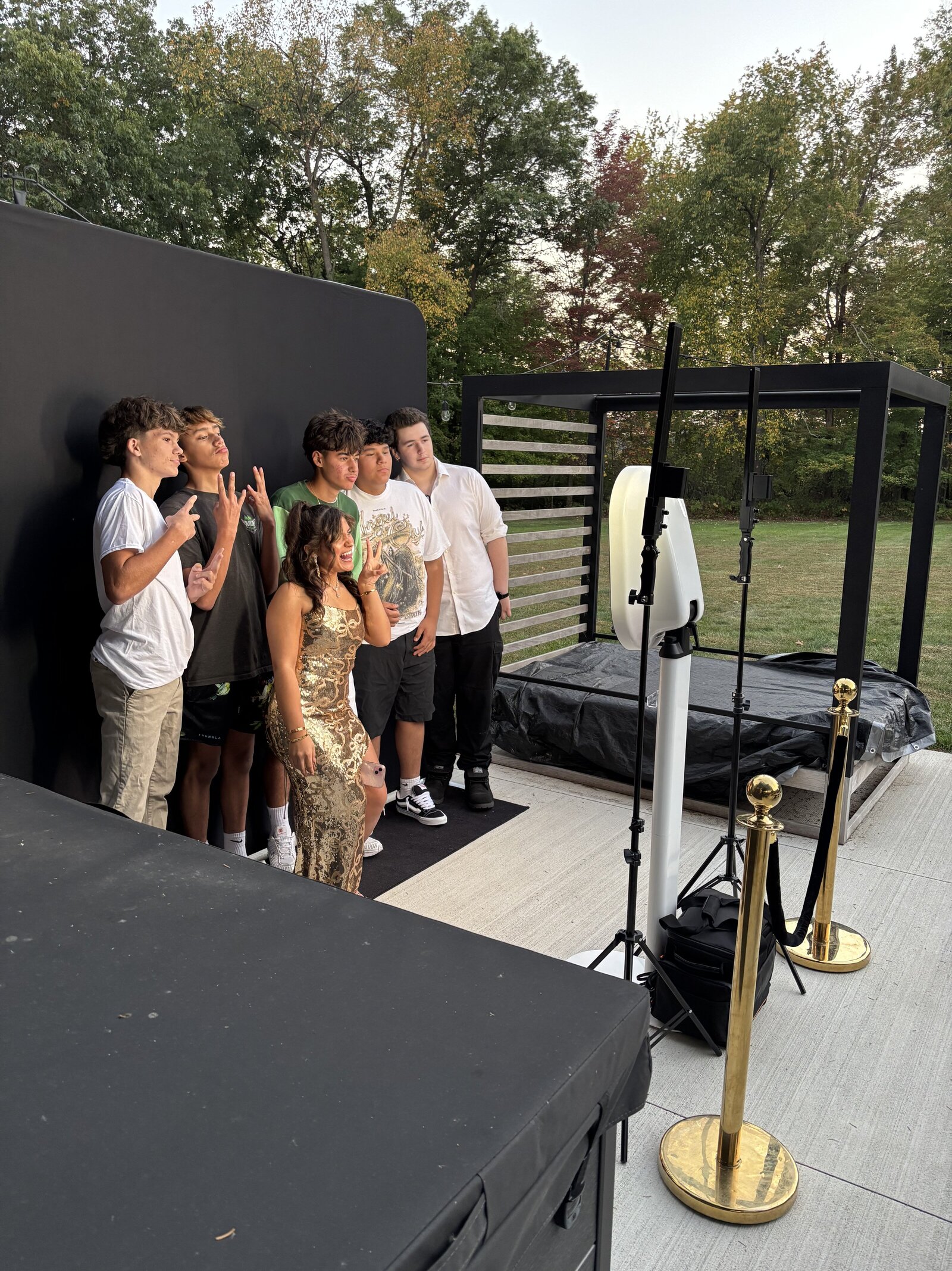 Salsa Booth Back Digital Photo Booth Ann Arbor Michigan Instant Sharing Booth