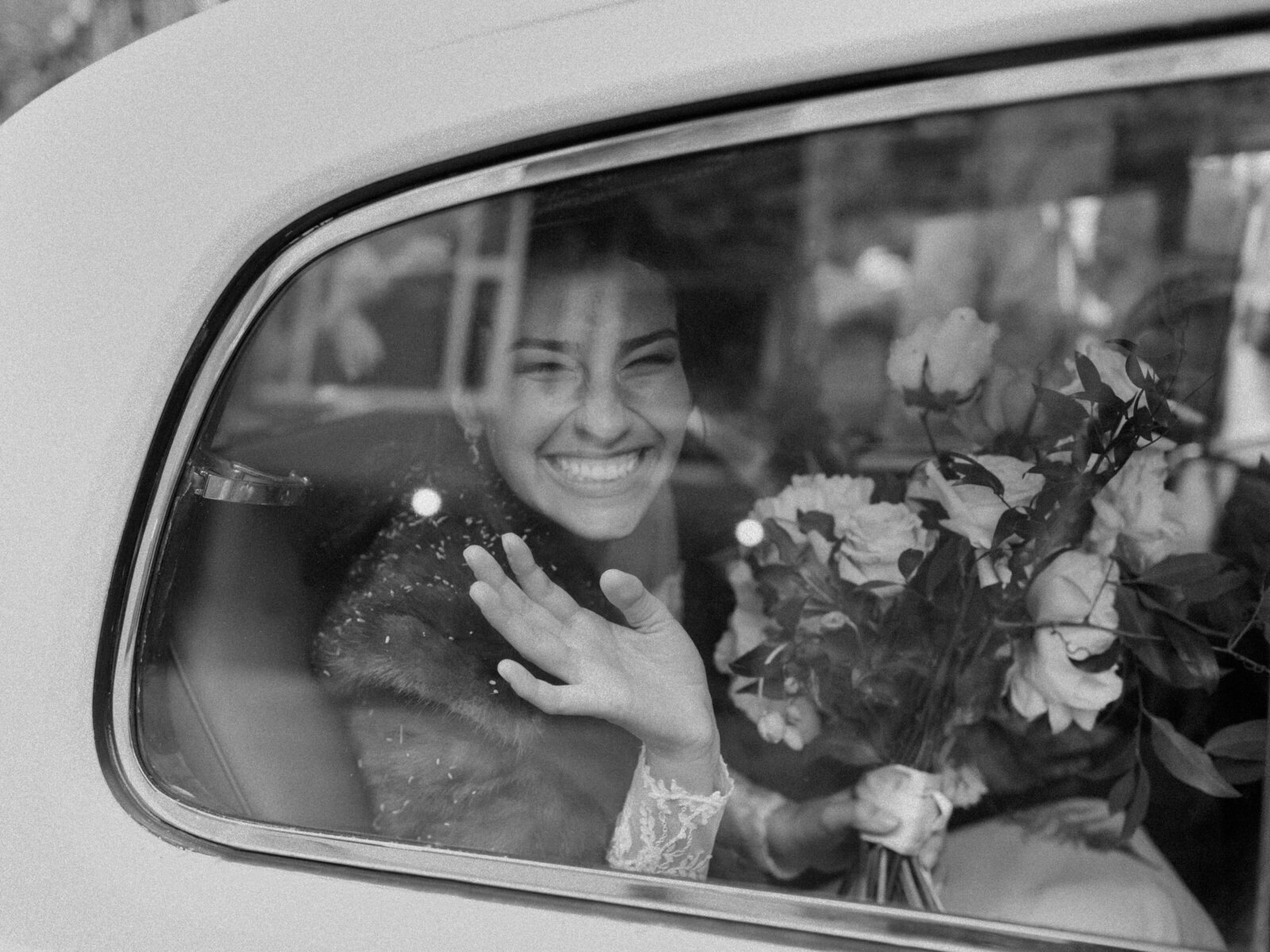 072-For-the-Love-of-It-Bride-Waving-Through-Window-Fur-Coat