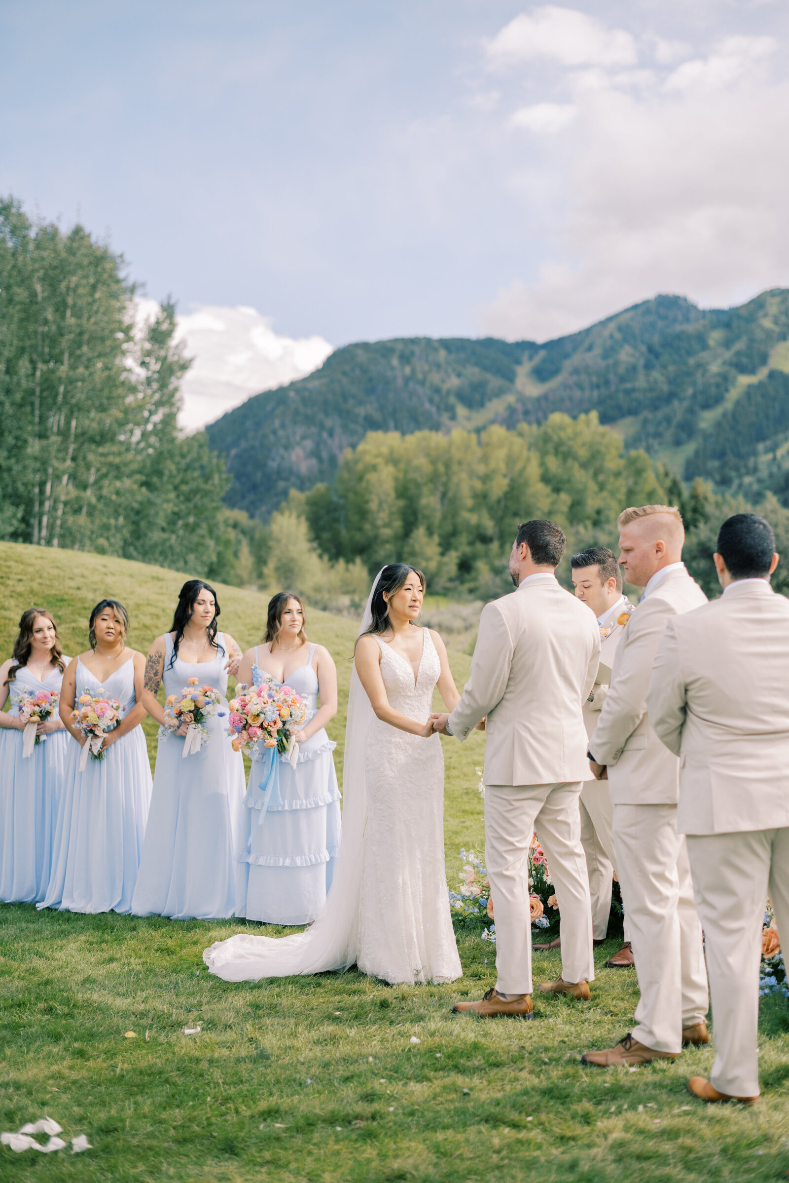 Bridgerton-Inspired Aspen, Colorado summer wedding
