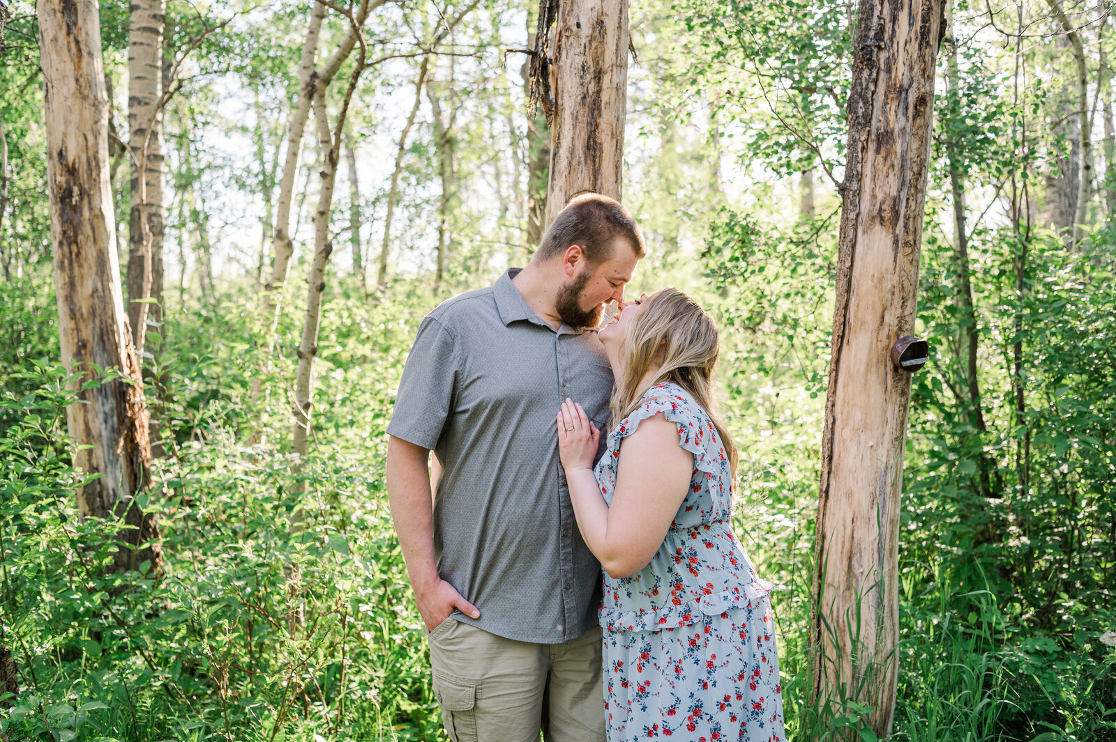 Calgary Engagement Session at Weaselhead Flats Park