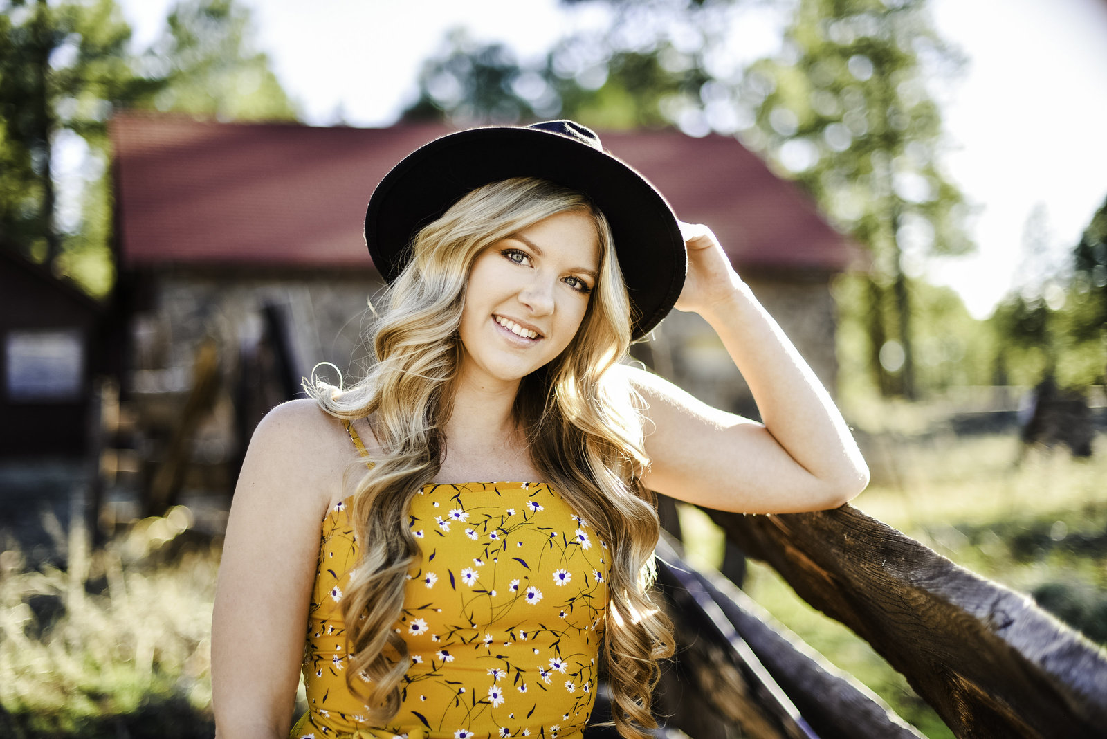 Flagstaff senior graduation NAU photography abandoned barn country