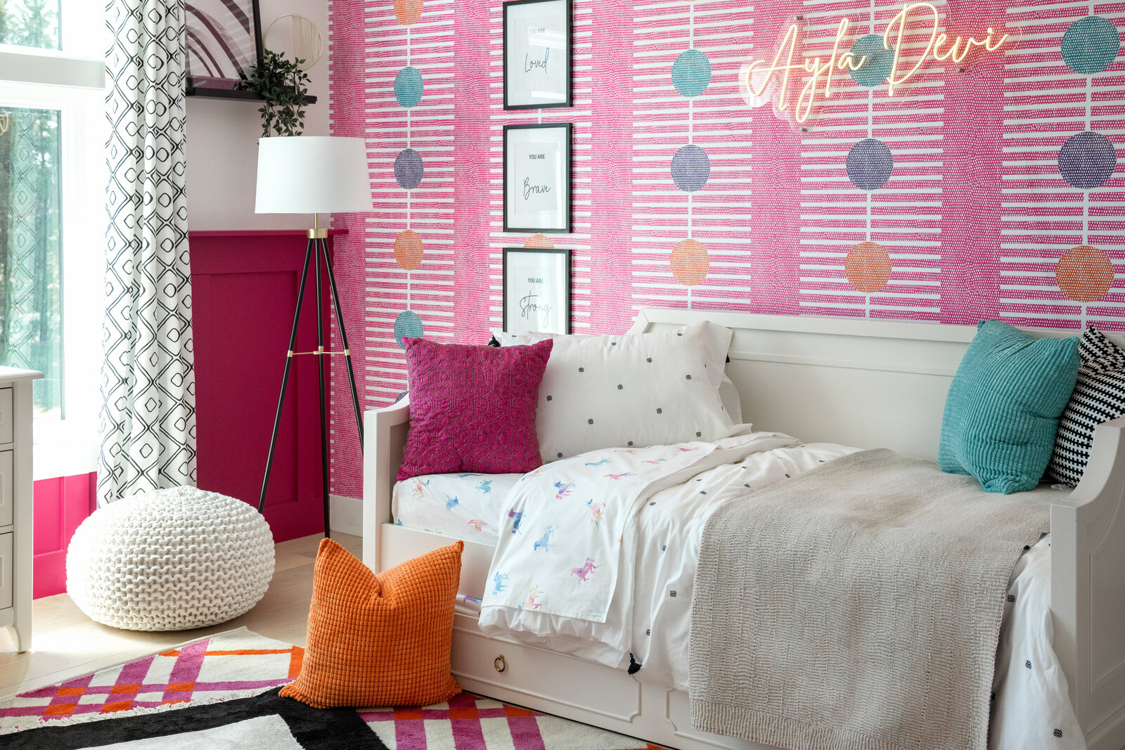 Modern Pop Bedroom | Interior Design