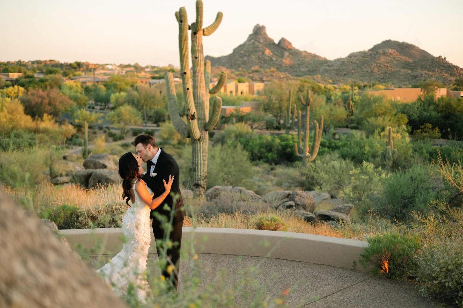 TroonNorthWeddingAtSunset