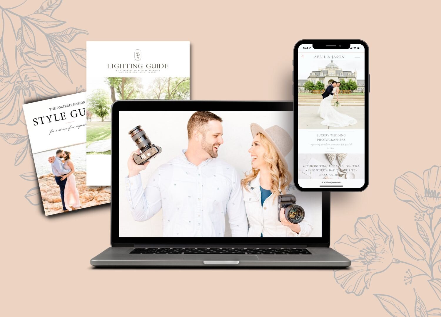 Minimalist Website Launch Computer Mockup Instagram Post (1)