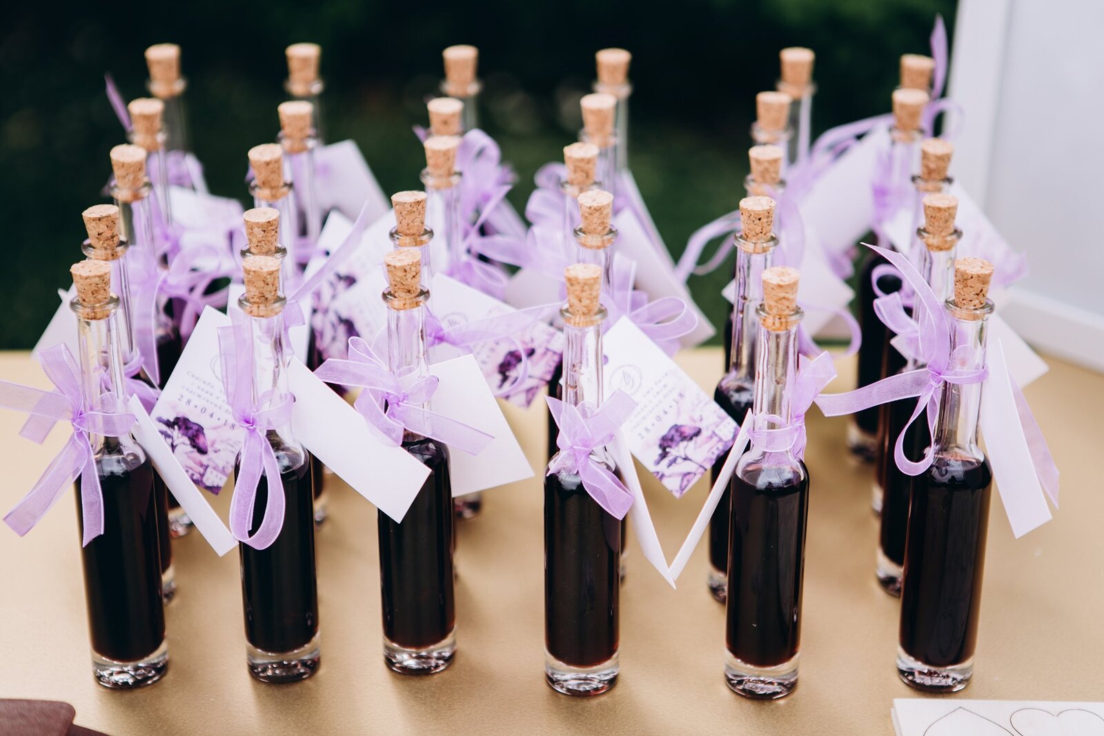 San Diego outdoor purple wedding