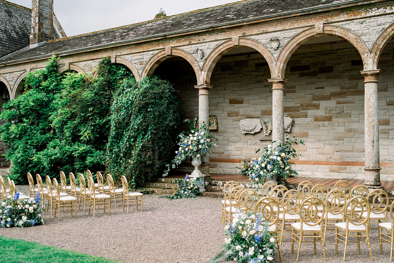 Elegant Wedding Ceremony at Castle Leslie, Ireland