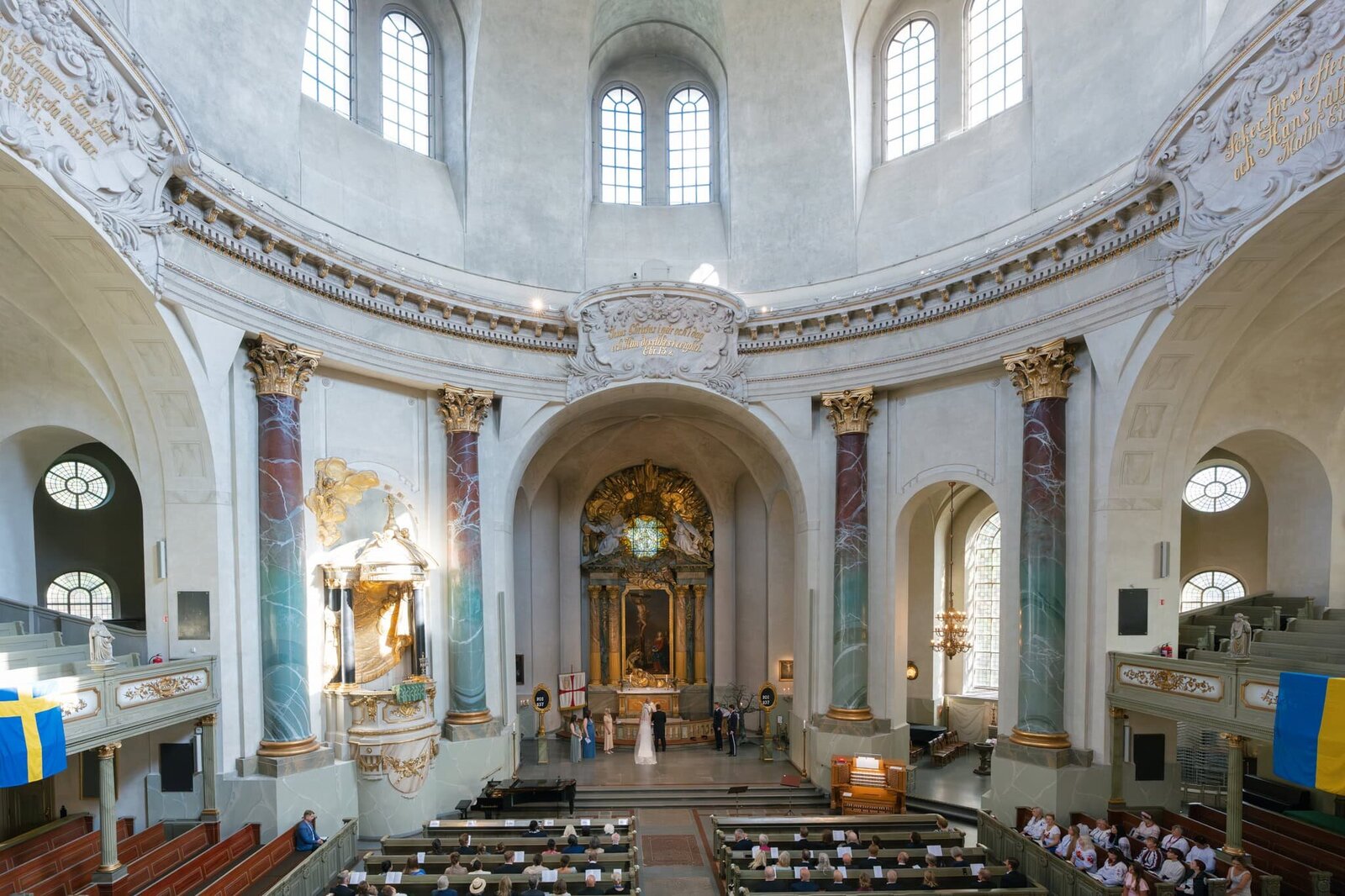 Destination Wedding Photographer in Stockholm Anna Lundgren Wedding at Hedvig Eleonora Church, Hotel Diplomat and M:S Blue Charm in Östermalm Stockholm Sweden35